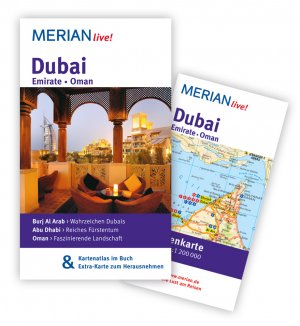 ISBN 9783834213808: Dubai Emirate Oman: MERIAN live! - Mit Kartenatlas im Buch und Extra-Karte zum Herausnehmen