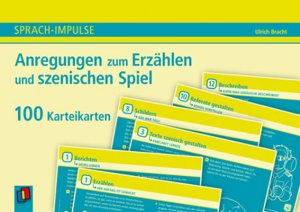 ISBN 9783834607416: Sprach Impulse: Anregungen zum Erzählen und szenischen Spiel - 100 Karteikarten + Lehrerhandbuch