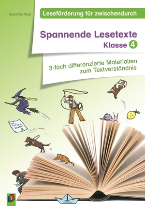 neues Buch – Susanne Vogt – Leseförderung für zwischendurch: Spannende Lesetexte Klasse 4