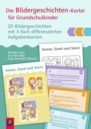 ISBN 9783834641526: Die Bildergeschichten-Kartei für Grundschulkinder - 20 Bildergeschichten mit 3-fach differenzierten Aufgabenkarten