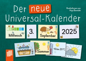 neues Buch – Der neue Universal-Kalender, ab 2025 | Für Kita und Grundschule | Anja Boretzki | Box | 112 S. | Deutsch | 2025 | 2025 | Verlag an der Ruhr | EAN 9783834668271