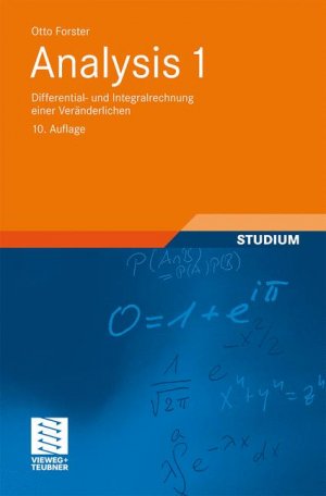 ISBN 9783834812513: Analysis 1 - Differential- und Integralrechnung einer Veränderlichen