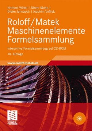 ISBN 9783834813282: Roloff /Matek Maschinenelemente / Roloff/Matek Maschinenelemente Formelsammlung - Interaktive Formelsammlung auf CD-ROM