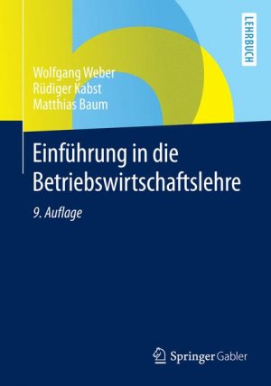 ISBN 9783834946768: Einführung in die Betriebswirtschaftslehre