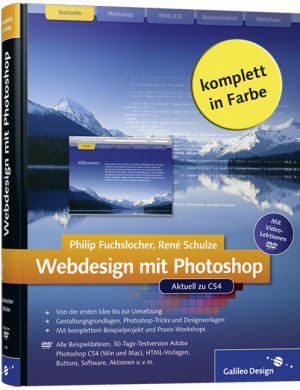 ISBN 9783836212427: Webdesign mit Photoshop - Aktuell zu CS4