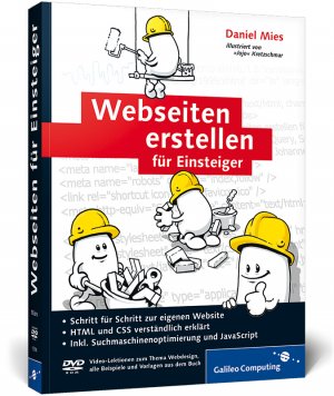 ISBN 9783836215145: Webseiten erstellen für Einsteiger - Schritt für Schritt zur eigenen Website