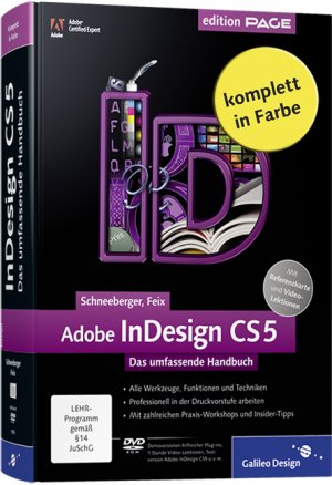 ISBN 9783836215893: Adobe InDesign CS5 - Das umfassende Handbuch