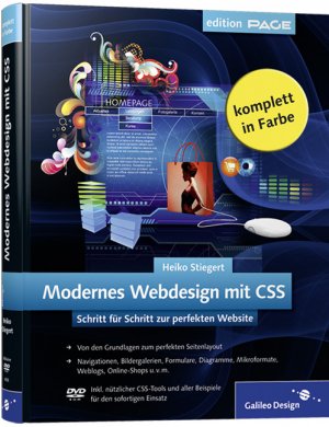 ISBN 9783836216661: Modernes Webdesign mit CSS - Schritt für Schritt zur perfekten Website, aktuell zu CSS3