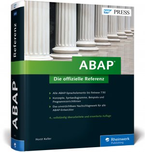 ISBN 9783836241090: ABAP – Die offizielle Referenz – Alle Sprachelemente in ABAP Objects bis Release 7.5