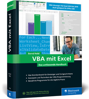 ISBN 9783836273985: VBA mit Excel - das umfassende Handbuch