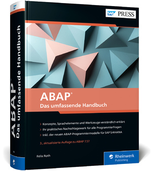 ISBN 9783836294492: ABAP – Das umfassende Handbuch – Konzepte, Sprachelemente und Werkzeuge in ABAP – Aktuell zu ABAP 7.57