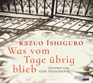 ISBN 9783837142419: Was vom Tage übrig blieb - Deutscher Hörbuchpreis 2019