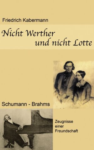 ISBN 9783839104125: Nicht Werther und nicht Lotte - Schumann - Brahms / Zeugnisse einer Freundschaft