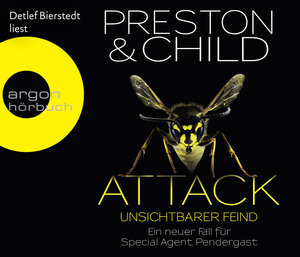 gebrauchtes Hörbuch – Preston, Douglas; Child – Attack – Unsichtbarer Feind