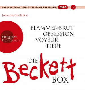 ISBN 9783839813652: Die weiße Beckett Box - Inhalt: Flammenbrut, Obsession, Voyeur, Tiere