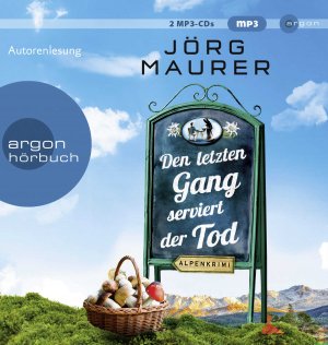 gebrauchtes Hörbuch – Jörg Maurer – Den letzten Gang serviert der Tod - Alpenkrimi - Jörg Maurer 2 MP3 CD - WIE NEU noch in Folie