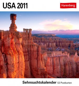 gebrauchtes Buch – USA 2011 - Sehnsuchtskalender - 53 Postkarten - bk158