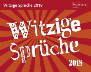 ISBN 9783840017568: Witzige Sprüche - Kalender 2018