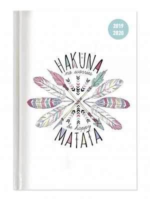 ISBN 9783840716782: Collegetimer Hakuna Matata 2019/2020 - Schülerkalender A6 (10 x 15) - Weekly - 224 Seiten - Terminplaner