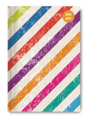 ISBN 9783840776809: Collegetimer A6 Colour Stripes 2016/2017 - 1 Woche 2 Seiten