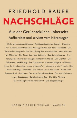 ISBN 9783842246157: Nachschläge. Aus der Gerüchteküche linkerseits - Aufbereitet und serviert vom Hörensagen
