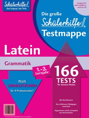 ISBN 9783842703599: Testmappe Latein Grammatik (Lernjahr 1.-3.)