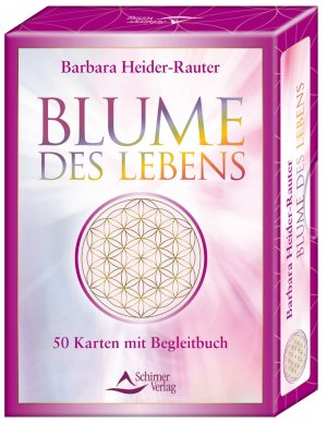 neues Buch – Barbara Heider-Rauter – Blume des Lebens, Meditationskarten mit Begleitbuch / Set