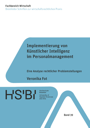 ISBN 9783844096545: Implementierung von Künstlicher Intelligenz im Personalmanagement