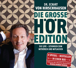 ISBN 9783844525991: Die große Hör-Edition - Die Live-Lesungen zum Mithören und Mitlachen - 4 Spiegel-Bestseller in einer Box: Wunder wirken Wunder - Wohin geht die Liebe, wenn sie durch den Magen durch ist? - Glück kommt selten allein - Die Leber wächst mit ihren Aufgaben