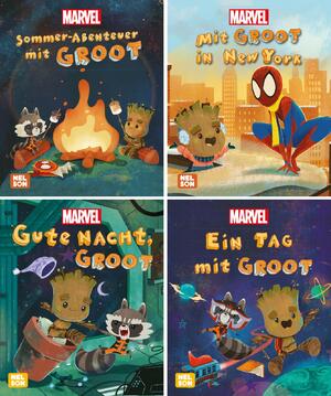 ISBN 9783845125596: Nelson Mini-Bücher: 4er Marvel: Guardians of the Galaxy 1-4 - Geschichten mit Baby Groot