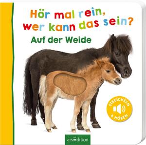 ISBN 9783845829395: Hör mal rein, wer kann das sein? – Auf der Weide - Streicheln und hören