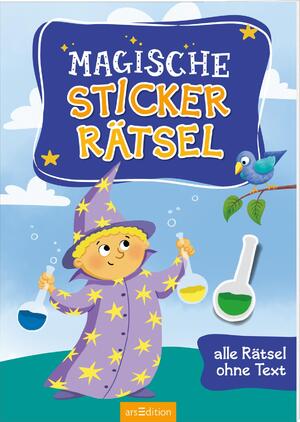 gebrauchtes Buch – Magische Sticker-Rätsel: Alle Rätsel ohne Text | Aufgaben mit Stickern ab 4 Jahren
