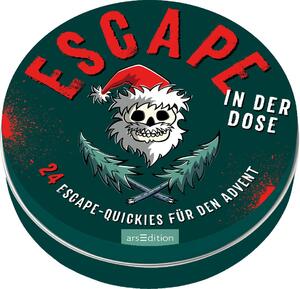 ISBN 9783845857428: Escape-Adventskalender in der Dose | 24 Escape-Quickies für den Advent | Taschenbuch | Metalldose mit 25 runden Karten | 25 S. | Deutsch | 2024 | arsEdition | EAN 9783845857428