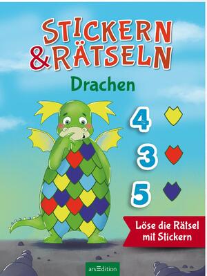 ISBN 9783845858135: Stickern & Rätseln ab 3: Stickern & Rätseln – Drachen - Löse die Rätsel mit Stickern