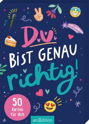 ISBN 9783845861326: Du bist genau richtig! - 50 Karten für dich