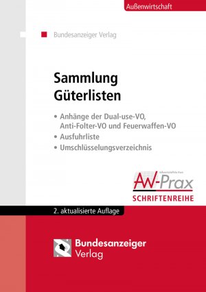 ISBN 9783846204979: Sammlung Güterlisten - Anhänge der Dual-use-VO, Anti-Folter-VO und Feuerwaffen-VO - Ausfuhrliste -  Umschlüsselungsverzeichnis