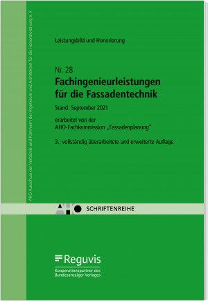 ISBN 9783846213520: Fachingenieurleistungen für die Fassadentechnik - Leistungsbild und Honorierung – AHO Heft 28