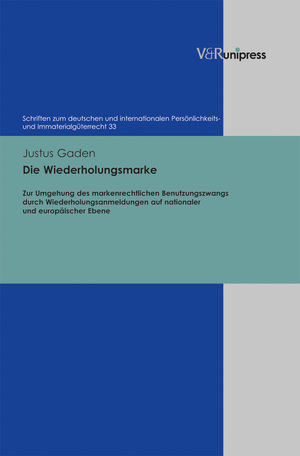 ISBN 9783847100126: Die Wiederholungsmarke