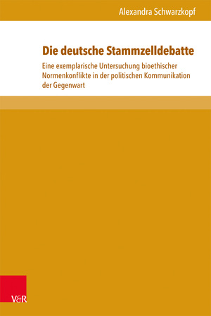 ISBN 9783847102052: Die deutsche Stammzelldebatte – Eine exemplarische Untersuchung bioethischer Normenkonflikte in der politischen Kommunikation der Gegenwart