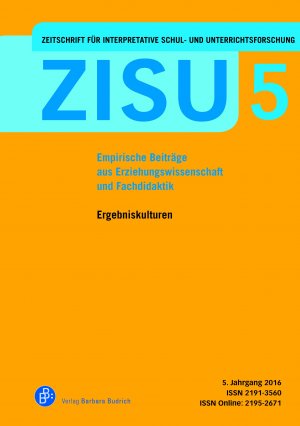 ISBN 9783847420309: ZISU – Zeitschrift für interpretative Schul- und Unterrichtsforschung - Empirische Beiträge aus Erziehungswissenschaft und Fachdidaktik