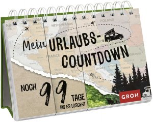 ISBN 9783848500291: Mein Urlaubscountdown (Stil: Landkarte) - Noch 99 Tage, bis es losgeht | Vorfreude pur – Überbrücke die Zeit zum Aufbruch mit inspirierenden Sprüchen und Fotos