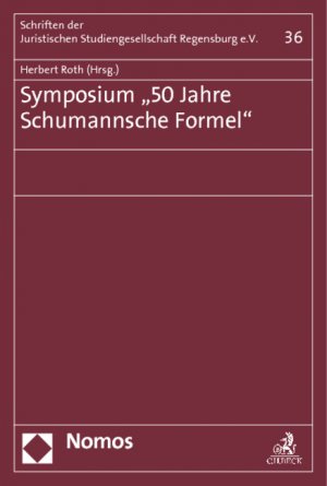 ISBN 9783848708109: Symposium "50 Jahre Schumannsche Formel"