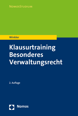 ISBN 9783848738564: Klausurtraining Besonderes Verwaltungsrecht