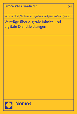 ISBN 9783848748174: Verträge über digitale Inhalte und digitale Dienstleistungen