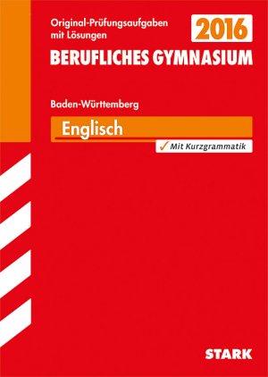 ISBN 9783849011611: Abiturprüfung Berufliches Gymnasium Baden-Württemberg - Englisch