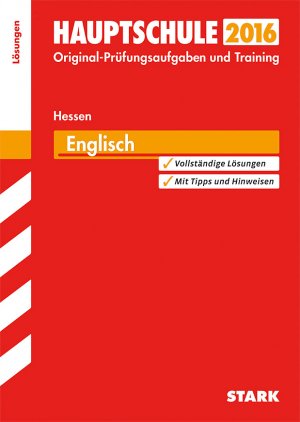 ISBN 9783849018580: Abschlussprüfung Hauptschule Hessen - Englisch Lösungsheft