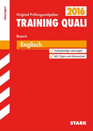 ISBN 9783849019747: Training Quali Bayern - Englisch Lösungsheft