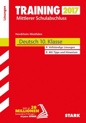 ISBN 9783849022969: Training Zentrale Prüfung Realschule/Hauptschule Typ B NRW - Deutsch Lösungsheft