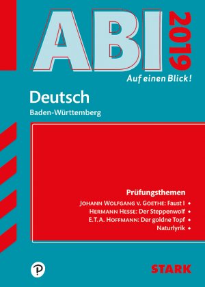 gebrauchtes Buch – STARK Abi - auf einen Blick! Deutsch BaWü 2019