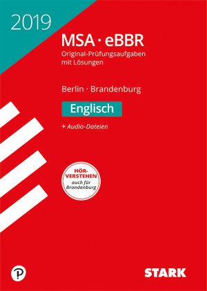 ISBN 9783849034290: Original-Prüfungen MSA/eBBR 2019 - Englisch - Berlin/Brandenburg